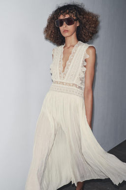 ZW COLLECTION STRAPPY LACE DRESS