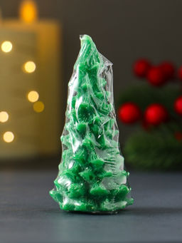 Цена за 3 шт. Свеча новогодняя Ель, 8040 мм, зелёная - Simaland фото 4