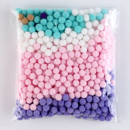 Аппликация помпошками Зайчик размер 20 20 см, клей 30 мл - Simaland фото 3