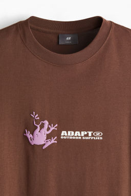 Camiseta con motivo estampado Loose Fit - H&m фото 28