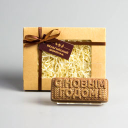 ШОКОЛАДНАЯ ФИГУРКА С НОВЫМ ГОДОМ 4