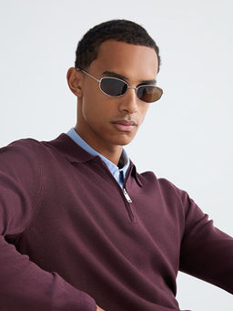 Polo Yaka Erkek Triko Kazak