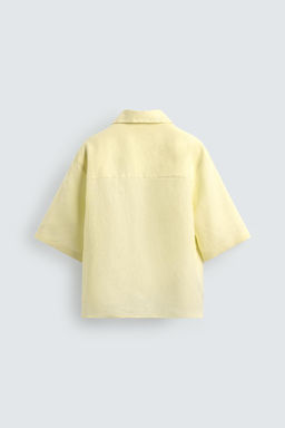 100% LINEN POLO SHIRT - Zara фото 20