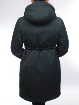 18602 DK. GREEN Пальто демисезонное женское (100 гр. синтепон)