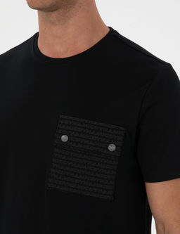 Siyah Regular Fit Ti__rt