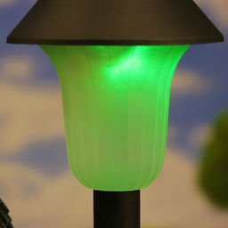 Садовая фигура - фонарь из полистоуна Белка с веткой, 33 см - Хорошие сувениры фото 5