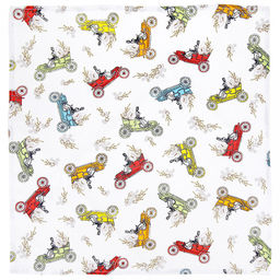 "Путешествие" Салфетки сервировочные, комплект 4шт, 45х45см, плотность 186г/м2, премиум хлопок 100%, "Домашняя мода" (Россия)