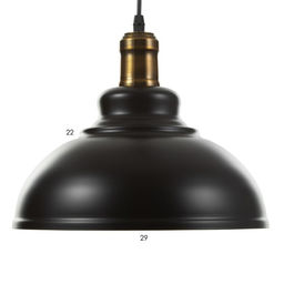 Светильник BayerLux Подвес «Спул» 1×40 Вт E27 черный 29×29×125 см