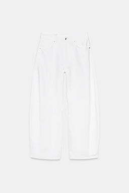 TRF BALLOON MID-WAIST JEANS - Zara фото 16