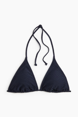 Top de bikini triangular con relleno