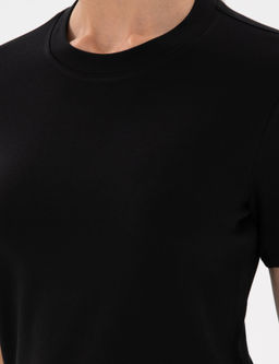 Siyah Bisiklet Yaka Basic Ti__rt - Pierre cardin фото 7