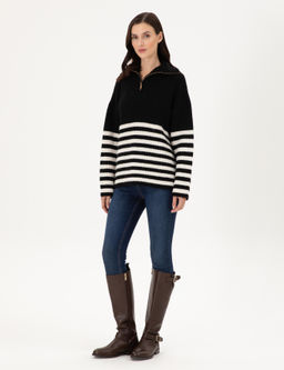 Siyah Comfort Fit Kazak - Pierre cardin фото 4