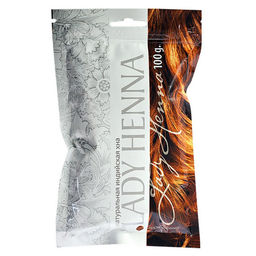 Lady Henna Натуральная индийская хна, коричневый