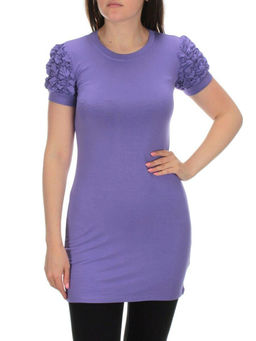 17251 VIOLET Туника женская (92% вискоза, 8% эластан)