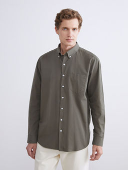 Regular Fit Uzun Kollu Poplin Erkek G?mlek