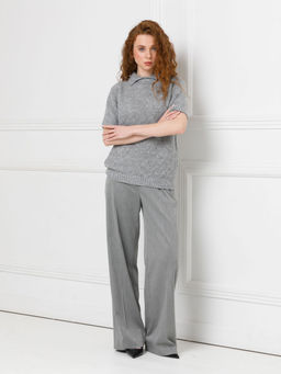 Блузка вязаная