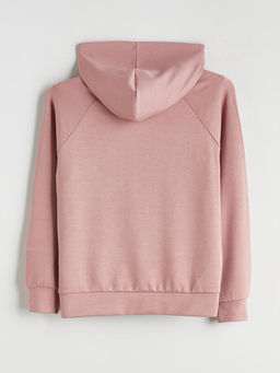 Kap??onlu K?z ?ocuk Sweatshirt