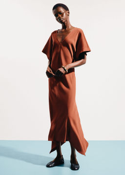 Maxivestido con escote en pico - H&m фото 10