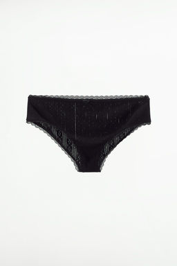POINTELLE BRIEFS WITH LACE TRIM - Zara фото 10