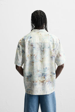ABSTRACT PRINT SHIRT - Zara фото 11