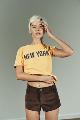 SUEDE EFFECT MINI SHORTS - Zara фото 2