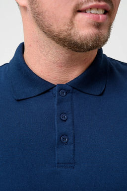 Мужская футболка поло 14401 / Темно-синяя - Modellini фото 5