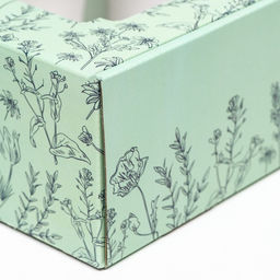 Цена за 5 шт. Коробка самосборная, с окном, Для тебя 19 х 19 х 9 см - UPAK LAND фото 4