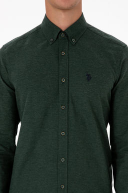 Erkek Koyu Ye_il Uzun Kollu Basic G_mlek Sepette S_rpriz _ndirim - U.s. polo assn фото 6