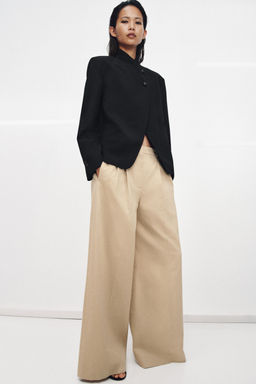HIGH NECK BUTTONED BLAZER ZW COLLECTION - Zara фото 21