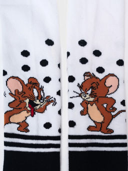 Колготки PlayToday для девочки Tom and Jerry чёрный  фото 3