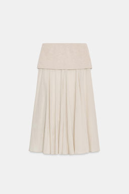 SOFT CONTRAST SKIRT - Zara фото 6