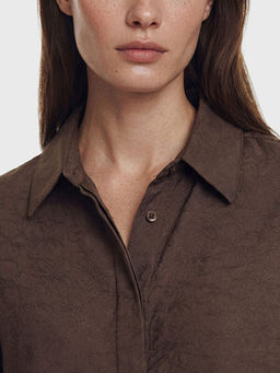 Desenli Modal Kar???ml? Kad?n G?mlek Tunik