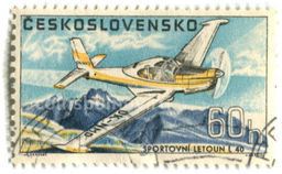 Марка Самолет Л 200 1967 год Чехословакия