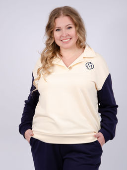 Костюм "Колористика 2" синий, футер петля (М)