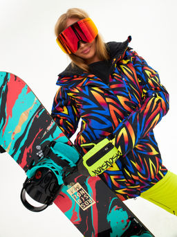 Женская горнолыжная сноубордическая куртка Alpha Endless Ultra Chaleur SNB 423/316_1 Разноцветный  фото 26