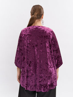 Туника из бархата TU03611PUR55