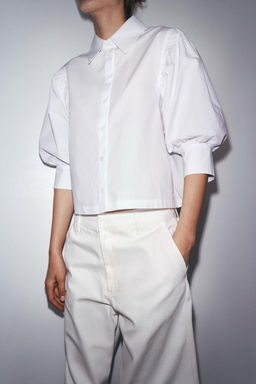 ZW COLLECTION POPLIN SHIRT - Zara фото 19