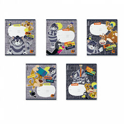 Цена за 10 шт. Тетрадь школьная ученическая ErichKrause Простоквашино, 24 листа, линейка (в плёнке по 10 шт.)_MIX-PACK  фото 2