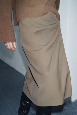 ZW COLLECTION FLOWY SARONG SKIRT - Zara фото 2