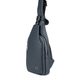 Мужская кожаная сумка-слинг - Barcelo biagi фото 2