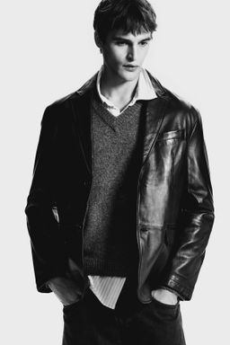 Chaqueta de piel Regular Fit - H&m фото 6