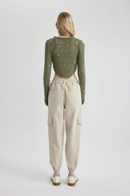 Брюки Cool Cargo Jogger из габардина - Defacto фото 6