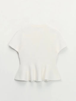 Приталенный джемпер с баской / Zarina