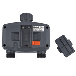 UST-W44 IP65 BLACK Таймер для автоматического полива. 2 канала. Корпус черный. ТМ Uniel