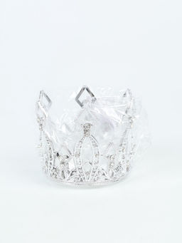 Корона для торта «Витая», цвет серебро