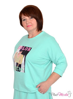 Туника Модель №885 размеры 44-84 - Plusmoda фото 4