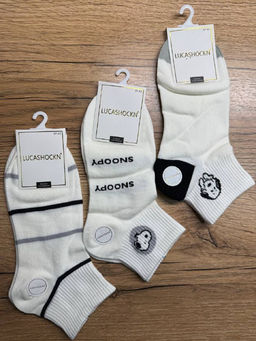 BK953 Носки, 3 пары БЕЛЫЙ