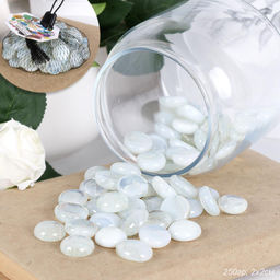 Декоративные камни 250г / 7-219 /уп 100/ белый со стеклом / 711819 - ГалеонТрейд фото 7