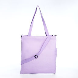 Шопер на молнии, цвет сиреневый - Simaland фото 3