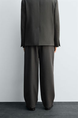 LIMITED EDITION 100% WOOL SUIT TROUSERS - Zara фото 3